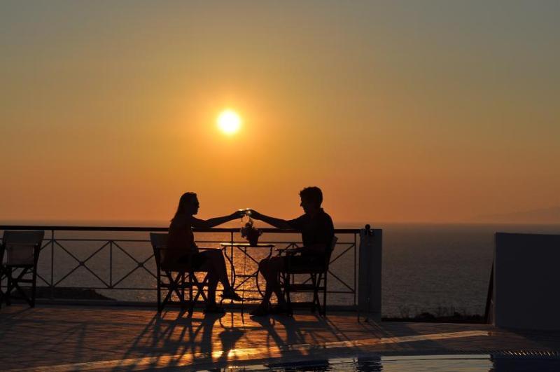 Ether Sunset Oia Zewnętrze zdjęcie